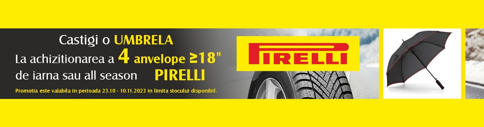 Promotie anvelope iarna si all-season Pirelli