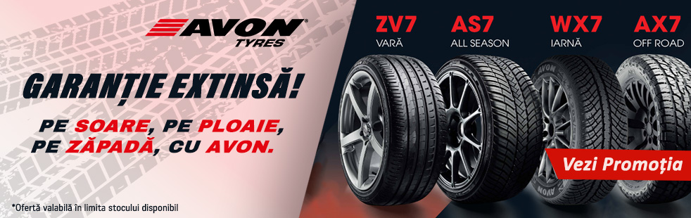 Promotie anvelope iarna, vara, all season Avon