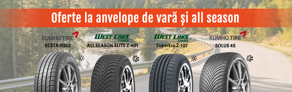 Stoc nou anvelope vara si anvelope all season